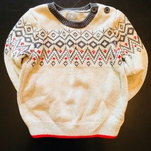 Baby Gap Boys Winter Isle Sweater Size 18 - 24
